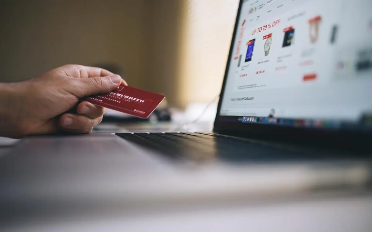 Paying by card on an online store