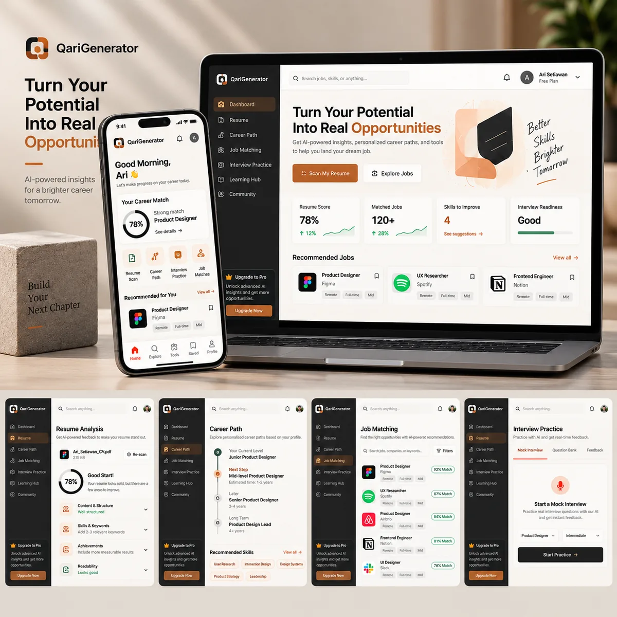 QariGenerator: Online Learning Platform