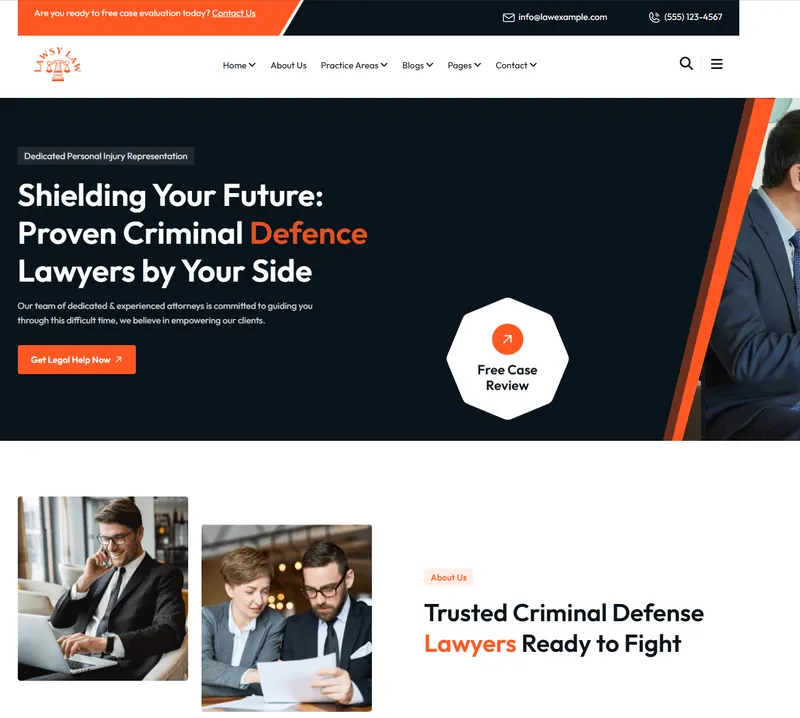 International Law Firm (RTL Ready)