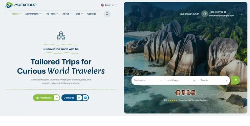 Tour Operator & Travel Booking Hub